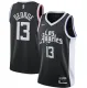 NBA Season 20-21 Men Los Angeles Clippers in Latin Black City #13 GEORGE Jersey High Quality Name and Number Print