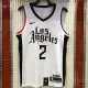 NBA Season 20-21 Men Los Angeles Clippers in Latin White City #2 LEONARD Jersey High Quality Name and Number Print