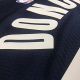 NBA Men Season 2021 Dallas Mavericks Dark Blue #77 DONCIC Jersey with Jordon Logo High Quality Name and Number Print
