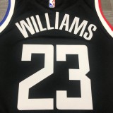 NBA Season 20-21 Men Los Angeles Clippers in Latin Black City #23 WILLIAMS Jersey High Quality Name and Number Print