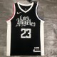 NBA Season 20-21 Men Los Angeles Clippers in Latin Black City #23 WILLIAMS Jersey High Quality Name and Number Print