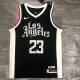NBA Season 20-21 Men Los Angeles Clippers in Latin Black City #23 WILLIAMS Jersey High Quality Name and Number Print
