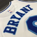 NBA Men Los Angeles Lakers Retro in Latin #8 BRYANT white Round Neck Jersey High Quality Name and Number Print