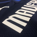 NBA Men Season 2021 Dallas Mavericks Dark Blue #77 DONCIC Jersey with Jordon Logo High Quality Name and Number Print