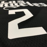 NBA Season 20-21 Men Los Angeles Clippers in Latin Black City #2 LEONARD Jersey High Quality Name and Number Print