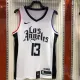 NBA Season 20-21 Men Los Angeles Clippers in Latin White City #13 GEORGE Jersey High Quality Name and Number Print