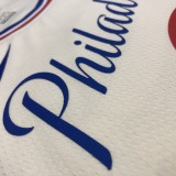 NBA Men Season 20-21 Philadelphia 76ers Beige #25 SIMMONS City Jersey High Quality Name and Number Print