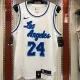 NBA Men Los Angeles Lakers Retro in Latin #24 BRYANT white Round Neck Jersey High Quality Name and Number Print