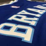 NBA Men Los Angeles Lakers Retro in Latin #24 BRYANT Blue Round Neck Jersey High Quality Name and Number Print