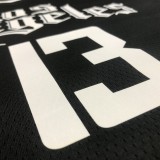 NBA Season 20-21 Men Los Angeles Clippers in Latin Black City #13 GEORGE Jersey High Quality Name and Number Print