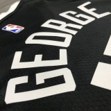 NBA Season 20-21 Men Los Angeles Clippers in Latin Black City #13 GEORGE Jersey High Quality Name and Number Print