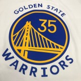 NBA Men Golden State Warriors White #35 DURANT Jersey High Quality Name and Number Print