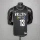 NBA Men Season 2021 Brooklyn Nets Black City #13 HARDEN Jersey High Quality Name and Number Print