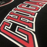 NBA Men Chicago Bulls Black #1 ROSE Jersey High Quality Name and Number Print