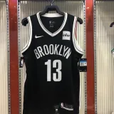 NBA Men New Brooklyn Nets Black #13 HARDEN Jersey High Quality Name and Number Print
