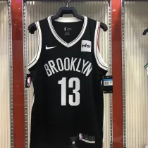 NBA Men New Brooklyn Nets Black #13 HARDEN Jersey High Quality Name and Number Print