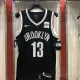 NBA Men New Brooklyn Nets Black #13 HARDEN Jersey High Quality Name and Number Print