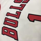 NBA Men Chicago Bulls White #1 ROSE Jersey High Quality Name and Number Print