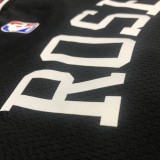 NBA Men Chicago Bulls Black #1 ROSE Jersey High Quality Name and Number Print