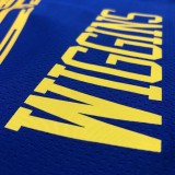 NBA Men Season 2021 Golden State Warriors the City Blue #22 WIGGINS Jersey High Quality Name and Number Print