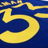 NBA Men Golden State Warriors Blue ##33 WISEMAN Jersey High Quality Name and Number Print