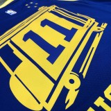 NBA Men Season 2021 Golden State Warriors the City Blue #11 THOMPSON Jersey High Quality Name and Number Print