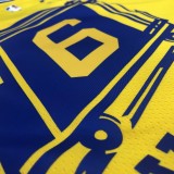 NBA New Season Men Golden State Warriors the City Yellow #6 YOUNG Jersey High Quality Name and Number Print
