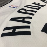 NBA Men New Brooklyn Nets White #13 HARDEN Jersey High Quality Name and Number Print