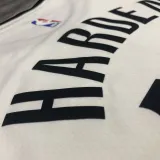 NBA Men New Brooklyn Nets White #13 HARDEN Jersey High Quality Name and Number Print
