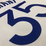 NBA Men Golden State Warriors White #35 DURANT Jersey High Quality Name and Number Print