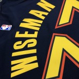NBA Men Season 2021 Golden State Warriors #33 WISEMAN Black City Jersey High Quality Name and Number Print