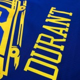 NBA Men Season 2021 Golden State Warriors the City Blue #35 DURANT Jersey High Quality Name and Number Print