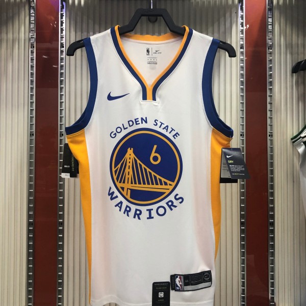 NBA Men Golden State Warriors White #6 YOUNG Jersey High Quality Name and Number Print