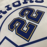 NBA Men Golden State Warriors Retro White #22 WIGGINS Jersey High Quality Name and Number Print