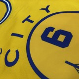 NBA New Season Men Golden State Warriors the City Yellow #6 YOUNG Jersey High Quality Name and Number Print
