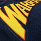 NBA Men Season 2021 Golden State Warriors Up-and-coming Star Dark Blue #11 THOMPSON Jersey High Quality Name and Number Print
