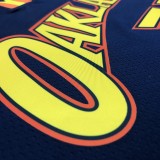 NBA Men Season 2021 Golden State Warriors #33 WISEMAN Black City Jersey High Quality Name and Number Print