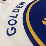 NBA Men Golden State Warriors White #22 WIGGINS Jersey High Quality Name and Number Print