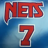 NBA Men Season 2021 Brooklyn Nets Blue Retro #7 DURANT Jersey High Quality Name and Number Print