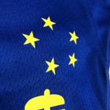 NBA Men Season 2021 Golden State Warriors the City Blue #6 YOUNG Jersey High Quality Name and Number Print