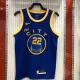 NBA Men Season 2021 Golden State Warriors the City Blue #22 WIGGINS Jersey High Quality Name and Number Print