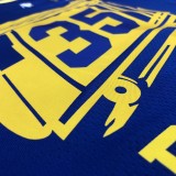 NBA Men Season 2021 Golden State Warriors the City Blue #35 DURANT Jersey High Quality Name and Number Print