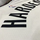 NBA Men New Brooklyn Nets White City #13 HARDEN Jersey High Quality Name and Number Print
