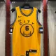 NBA New Season Men Golden State Warriors the City Yellow #6 YOUNG Jersey High Quality Name and Number Print