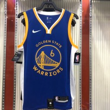 NBA Men Golden State Warriors Blue #6 YOUNG Jersey High Quality Name and Number Print