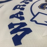 NBA Men Golden State Warriors Retro White #22 WIGGINS Jersey High Quality Name and Number Print