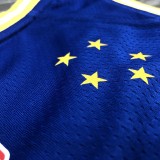 NBA Men Season 2021 Golden State Warriors the City Blue #35 DURANT Jersey High Quality Name and Number Print