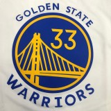 NBA Men Golden State Warriors White #33 WISEMAN Jersey High Quality Name and Number Print
