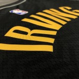 NBA Men Season 2021 Brooklyn Nets Black City #11 IRVING Jersey High Quality Name and Number Print
