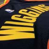 NBA Men Season 2021 Golden State Warriors #22 WIGGINS Black City Jersey High Quality Name and Number Print
